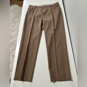 Banana Republic Women’s Cropped Brown Wool Blend Dress Pants-size 10